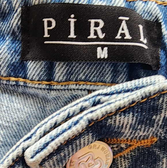 PIRAL Palazzo Blue Jeans Sz M - Picture 9 of 13